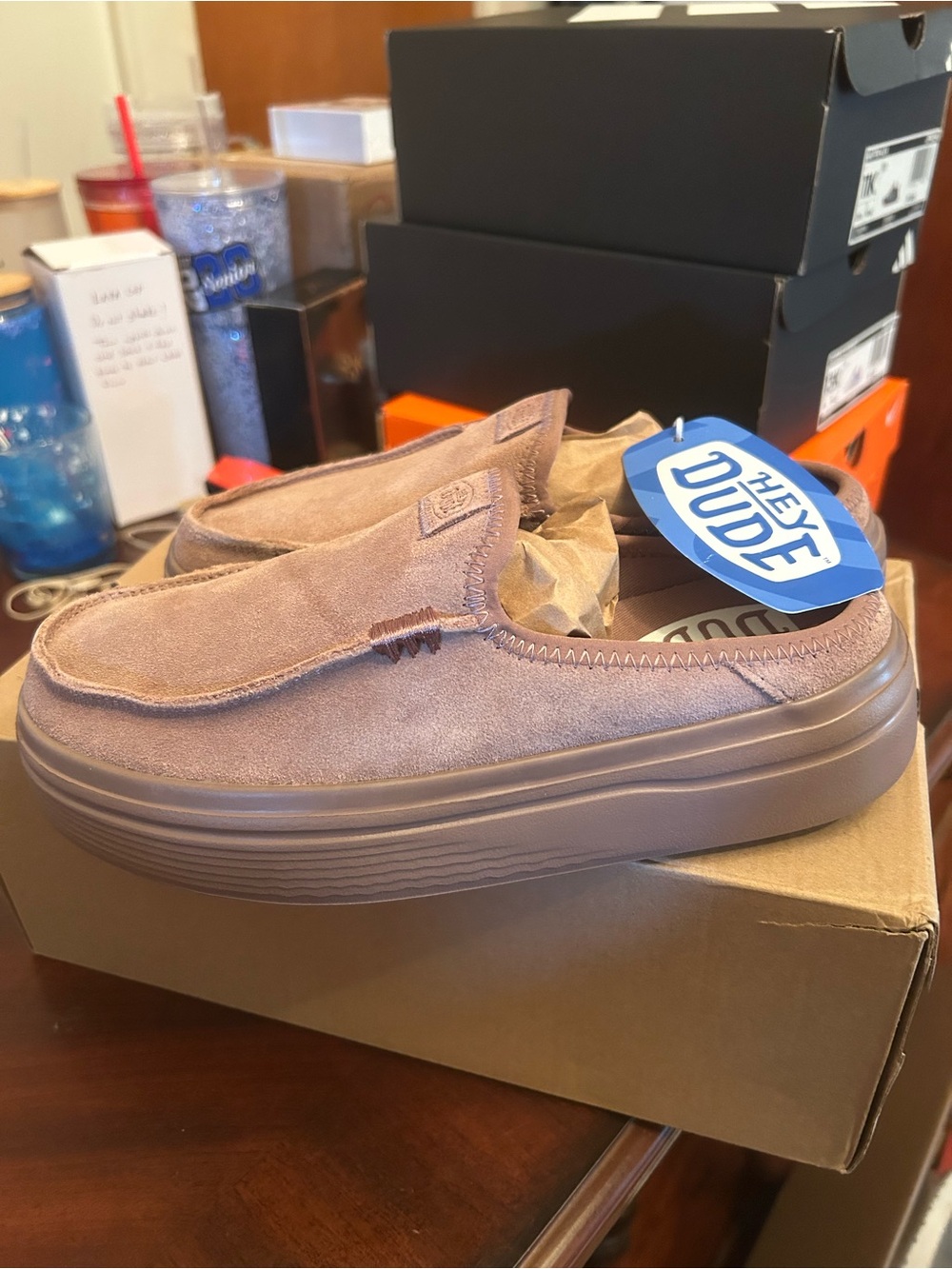Women’s Hey Dude Suede Slip-On Shoes